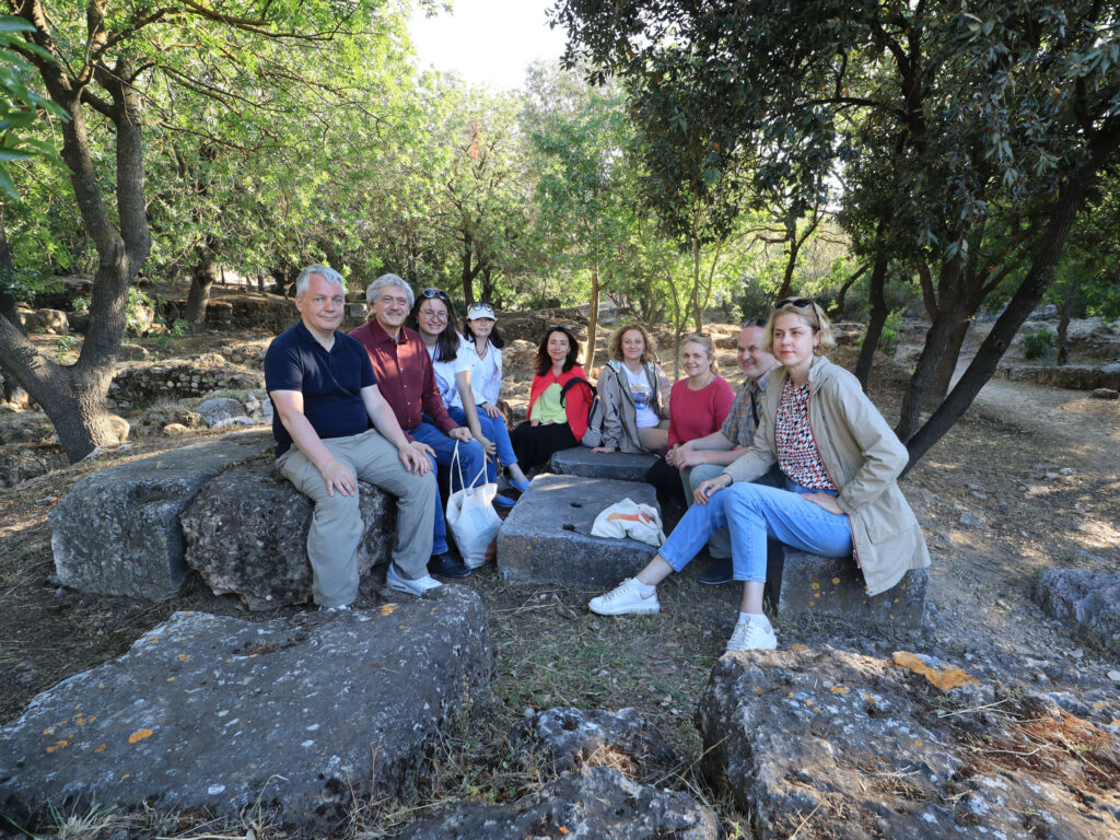 Participants of the MIEK discussion at the Agora in Athens